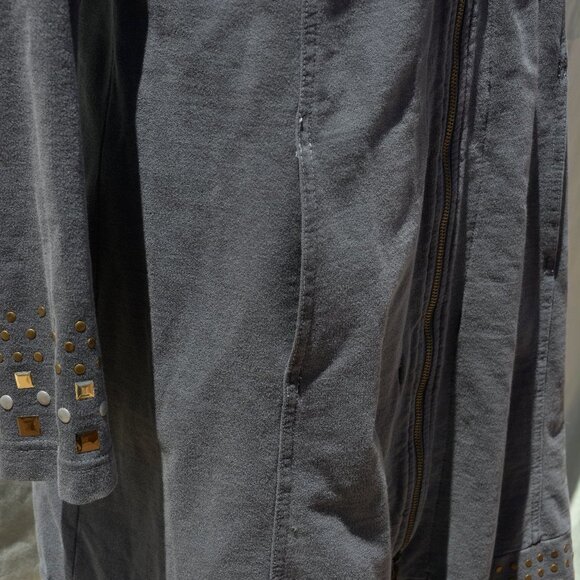 XCVI Grey Duster - 100% cotton L - Picture 8 of 9